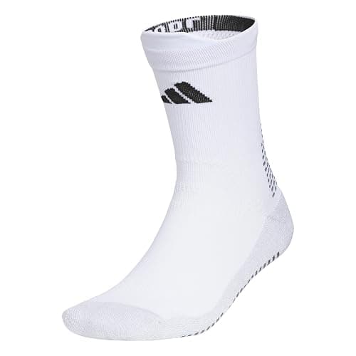adidas 5-Star Grip Crew Sports Socks 1 Pair | Silicone Grip Pods, For Soccer Football & Basketball, Cushioned Impact Zones, Arch & Ankle Support, Game & Practice Ready - Image 1