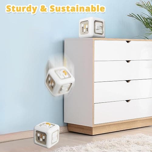 SOCBTNSO Busy Cube Toy for 1 Year Old Boy, Montessori Toys for 1+ Year Old, Travel Sensory Toys for Toddlers 1-3, Learning Fine Motor Skills| 1st Birthday Gifts 9 12 Months Baby Easter Basket Stuffers thumbnail 6