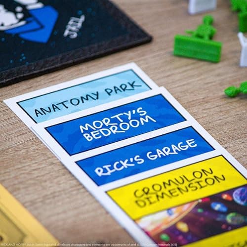 Monopoly Rick and Morty Board Game | Based on the hit Adult Swim series Rick & Morty | Offically Licensed Rick Morty Merchandise | Themed Classic Monopoly Game thumbnail 9