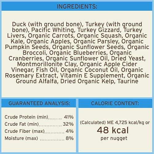 Primal Freeze Dried Raw Dog Food Nuggets, Duck, Complete & Balanced Meal, Also Use as Topper or Treat, Premium, Healthy, Grain Free, High Protein Raw Dog Food, 14 oz thumbnail 9