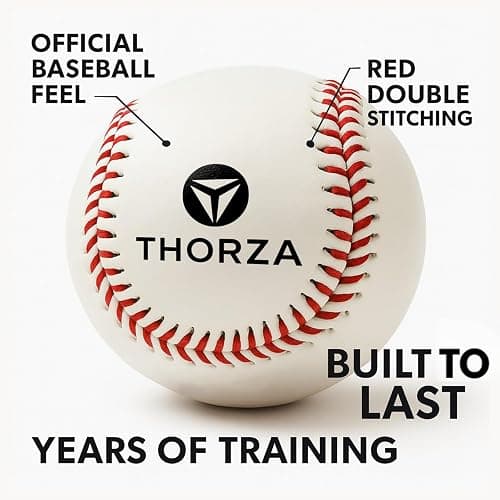 Thorza Weighted Baseballs for Pitching & Throwing Training - Velocity Building Balls for Hitting Practice & Strength Development - Youth to Pro, (6,8,10 and 12 Oz) - Set of 4 (9" Balls) thumbnail 8