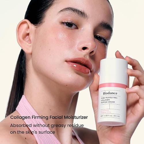 BIODANCE Pore Perfecting Collagen Peptide Cream, Hydrating, Plumping, Pore Care, Firming Facial Moisturizer, Korean Skin Care, Self Care Gifts for Women | 1.69 fl. oz. thumbnail 2
