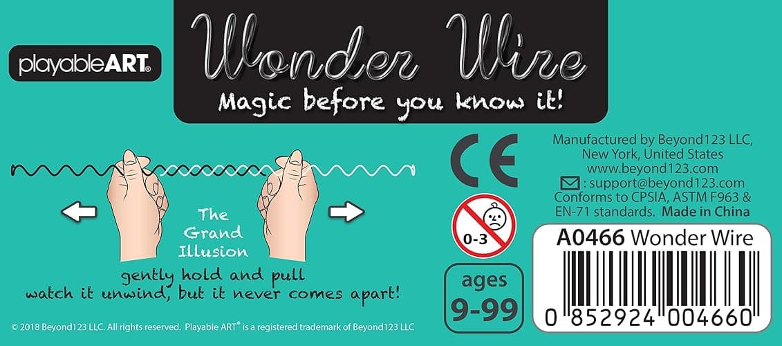 PLAYABLE ART Wonder Wire - Magic Before You Know it - The Grand Optical Illusion MOST WANTED thumbnail 4