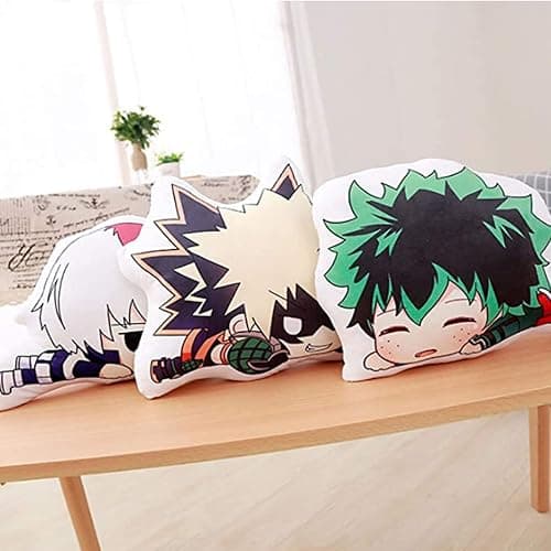 QAHEART Ainme Plush Doll Pillow Cartoon Izuku Todoroki Pillow Doll Toy Decoration, Super Soft Stuffed Cushion Pillows Toy Brithday New Year Gift thumbnail 3