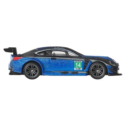 Hot Wheels Premium Car Culture Lexus RC F GT3 | Coche de juguete fundido a escala 1:64 con neumáticos Real Riders y cuerpo y chasis metálicos, Aerostyles Mix, JKF35 thumbnail 3