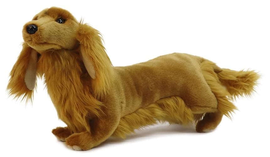 MY DOG Mini - Dachshund Brown - Premium Dog Stuffed Animal - Lifelike & Realistic - Image 1