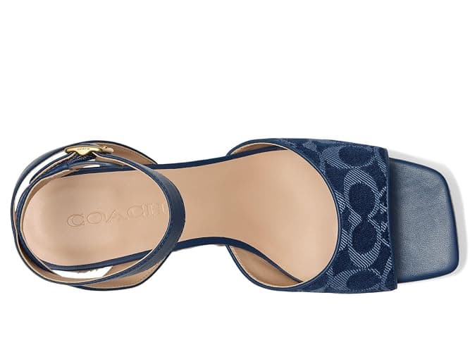 Coach Women's Espadrille Wedge Platform, Deep Blue, 8.5 thumbnail 2