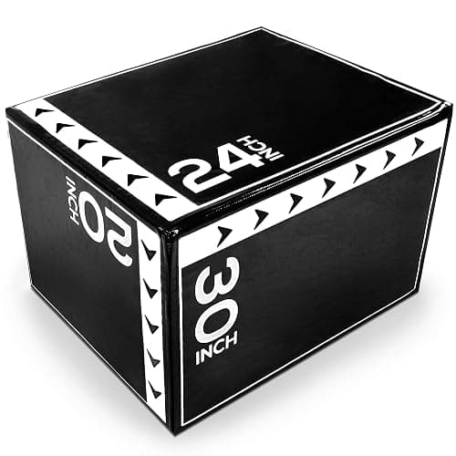 BalanceFrom 3-in-1 Foam Plyometric Jump Box for Home Gym with Multiple Height Options – Versatile Plyo with Non-Slip Surface for Strength, HIIT, Step-Ups, and Agility Training - Image 1