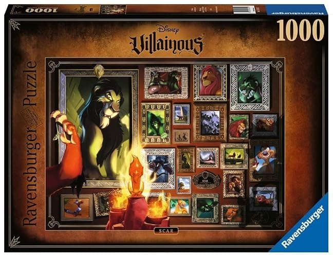 Ravensburger Disney Villainous: Scar 1000 Piece Jigsaw Puzzle for Adults - 16524 - Every Piece is Unique, Softclick Technology Means Pieces Fit Together Perfectly thumbnail 2
