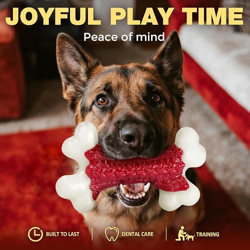Kseroo Tough Dog Toys, Toys for Aggressive Chewers Large Breed, Chew Dogs, Bone Toy Nylon Dogs Almost Indestructible thumbnail 5
