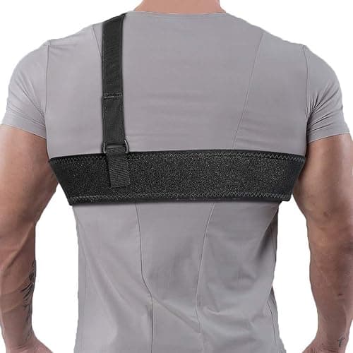 Deep Concealment Shoulder Holster, Universal Underarm Gun Holster for Men and Women, Fits Subcompact and Compact Pistols for S&W Bodyguard, M&P Shield 9mm, Glock 19 26 42 43, Ruger LCP, LC9, Sig P365 thumbnail 2