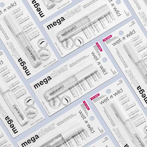 wet n wild Mega Clear Brow & Lash Mascara - Sculpts Brows, Defines Lashes, Conditioning with Soy Protein & ProVitamin B5, Primer & Top Coat, Cruelty-Free & Vegan - Clear thumbnail 10