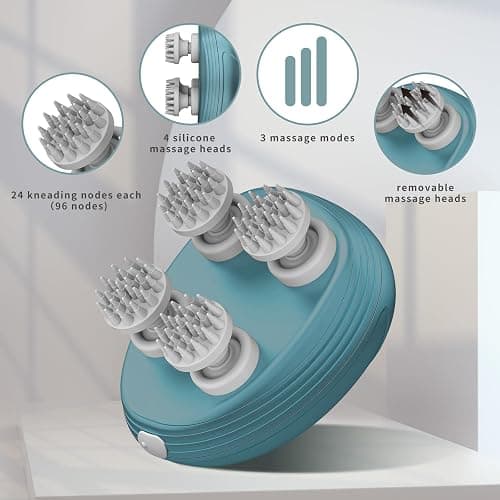 COOBST Handheld Head Massager – Electric Scalp Massager for Self-Care or Headaches thumbnail 6