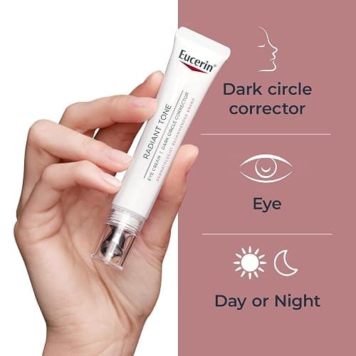 Eucerin Radiant Tone Eye Cream Dark Circle Corrector, Eye Brightening Cream with Thiamidol and Hyaluronic Acid, Helps Reduce the Look of Eye Puffiness, 0.5 Oz Tube thumbnail 6