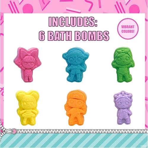 L.O.L. Surprise! 6 Piece Bath Bombs for Kids, Bubble Gum Scented, Bath Toys for Kids, Ages 3+, by Townley Girl thumbnail 2