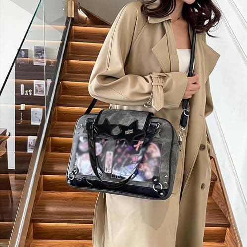 Japanese ribbon itabag large capacity badge display bag anime versatile tote bag thumbnail 3