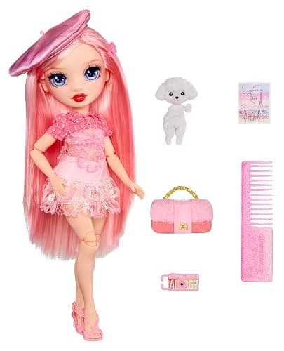 Rainbow High Pretty in Paris Fashion - Bella Parker (Pink), Rainbow 11" Fashion Doll with Outfit, Stylish Handbag, Girls Toy Gift for Kids Ages 4-12 Years thumbnail 3