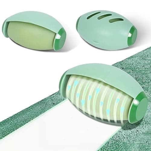 Reusable Lint Roller for Pet Hair Extra Sticky Mini Lint Roller Travel Size, Washable Portable Lint Remover for Clothes, Couch, ForestGreen-MediumAquamarine, 2.559in*3.94in - Image 1