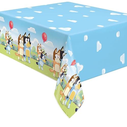 Bluey Birthday Party Supplies Bundle81 Official Licensed Items: Dessert Plates, Dinner Plates, Napkins, Cups, Tablecloth thumbnail 6