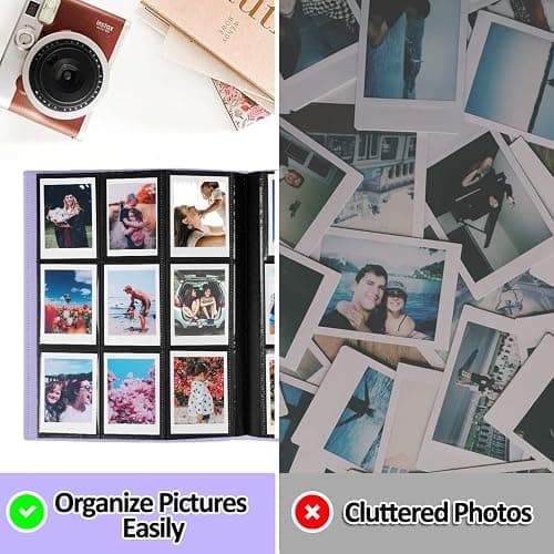 Album Fotografico con 432+1 Tasche per 3 Pollici Film - compatibile con Fujifilm Instax Mini 12 11 9 8 25 70 90 40 99 SE 7+ Mini LiPlay Evo Mini Link, Polaroid Snap PIC-300, Kodak Instant Printer thumbnail 5
