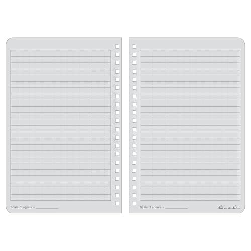 Rite In The Rain Weatherproof Side Spiral Notebook, 4.625" x 7", Black Cover, Universal Pattern, 3 Pack (No. 773L3) thumbnail 2