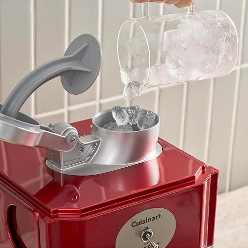 Cuisinart Snow Cone Machine, 90W Motor & Interlock Safety, 4 Reusable Cones | Snow cone maker & slushie machine with 4 reusable cones, compact design & auto-shutoff, 4-5 cones in under a minute, SCM-10P1 thumbnail 4