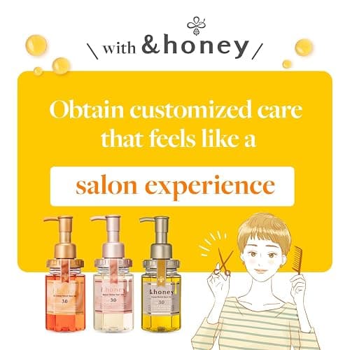 [Genuine Product] &honey Melty Moist Repair 3-Step Set Shampoo+Conditioner+Oil 440mL+450g+10/14.87.fl.Oz+15.69Oz+3.38Oz thumbnail 8