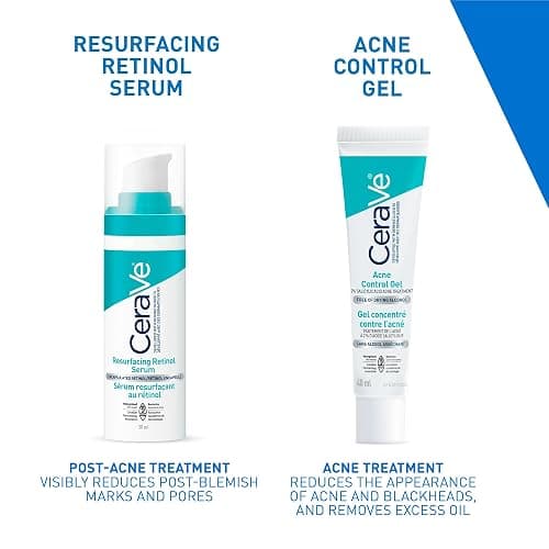 CeraVe Resurfacing Retinol Serum For Face with Niacinamide. Helps even Skin Tone & Smoothness, Post-Acne Marks & Pore Minimizer. Gentle, Fragrance-free, Non-Comedogenic, Safe for Sensitive Skin, 30ML thumbnail 6