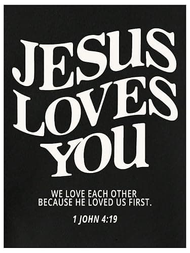 GORGLITTER Women's Y2K Christian Jesus Hoodies Trendy Graphic Letter Long Sleeve Fall Oversized Halloween Sweatshirts thumbnail 3