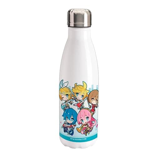 ABYSTYLE Hatsune Miku Anime Water Bottle 16.9 Fl Oz White Aluminum Anime Manga Drinkware Home & Kitchen Merch Gift thumbnail 3