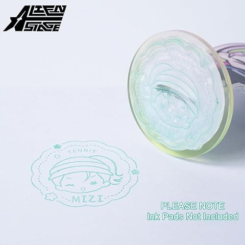 YJacuing Alien Stage Passion Love Series Acrylic Stand Stamp, Official ALNST 3rd Anniversary Collectible Anime Merch (Till) thumbnail 4