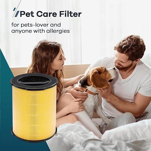 WELOV P200S/P200 Pro Pet Care Filter, 3-in-1 H13 True HEPA and High-Efficiency Activated Carbon Filter for Pet Hair, Dander, Pollen, Dust, Pet Odor, and Other Unwanted Smells thumbnail 4