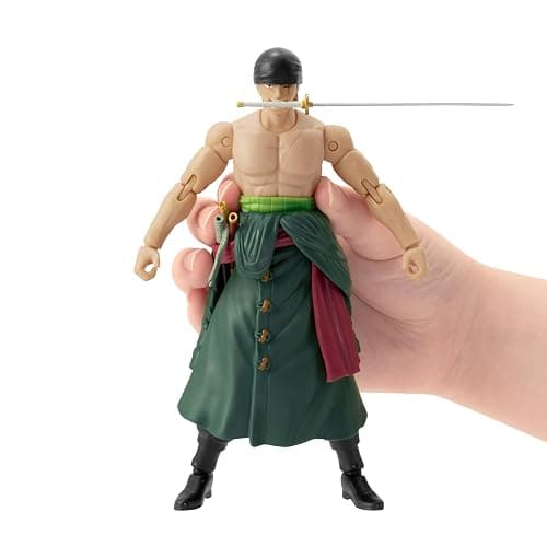 ANIME HEROES - One Piece - Roronoa Zoro Three Sword Style Action Figure | One Piece 6 Inch Action Figure Anime Heroes - Roronoa Zoro Three Sword Style thumbnail 14