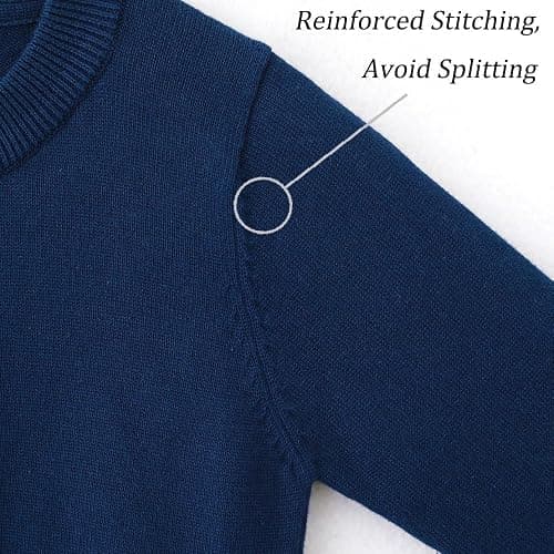 UMELOK Girls' Cardigans Sweater Cotton Button Solid Long Sleeve Knit Sweaters thumbnail 5