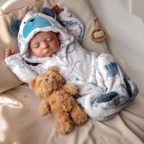 BABESIDE Reborn Baby Dolls Boy, 20 Inch Lifelike Newborn Real Life Poseable Realistic Doll for Boy Soft Vinyl and Cloth Body Baby Dolls with Clothes and Toy Gift for Kids Age 3+ thumbnail 3