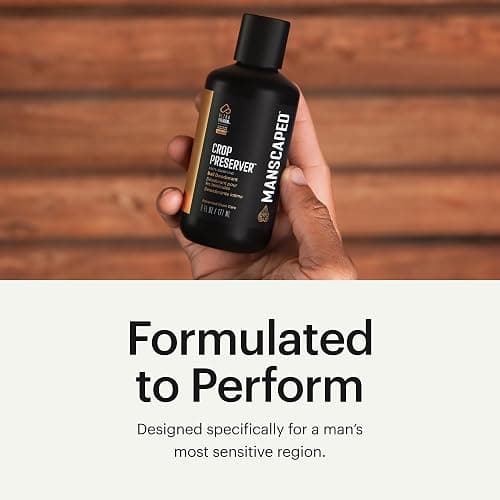 MANSCAPED® The Crop Preserver®, Men's Ball Deodorant, Male Care Hygiene Moisturizer, Anti-Chafing Groin Protection with Cooling Aloe Vera, Refined® Scent, 4oz thumbnail 3