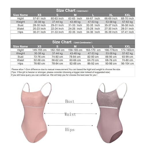 ModLatBal Women's Camisole Ballet Dance Leotards for Adult Gymnastics Bodysuit With Adjustable Straps thumbnail 2