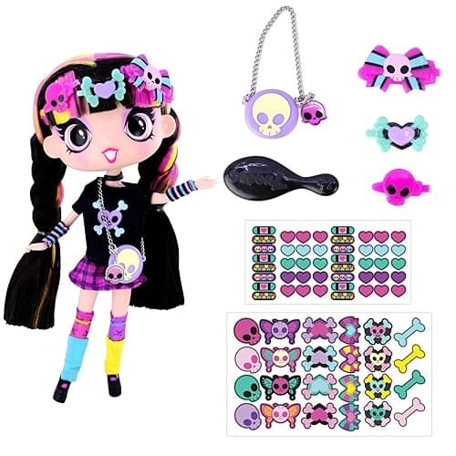 Luna Decora Fashion Girlz 11" Doll Stickers & Endless Style Fun for Creative Play thumbnail 5
