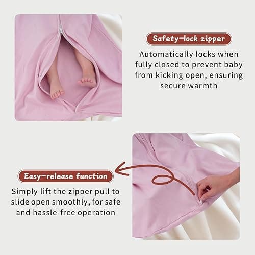Wrrernsin Baby Sleep Sack 0-6 Months,100% Cotton TOG 0.5 Wearable Blanket for Newborn and Infant, 3 Pack 2-Way Zipper Lightweight Sleeping Bags for Toddler thumbnail 3