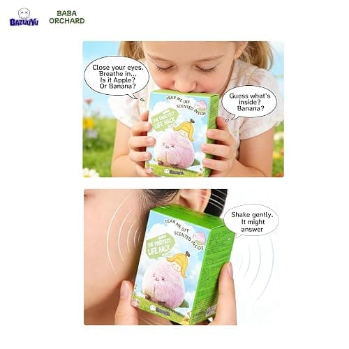 BAZUUYU Baba Orchard Scented Plush Blind Box Keychain, Mystery Fruit Plush for Backpack, Purse or Key Ring, Cute Collectible Surprise Gift Kids and Teens, Single Random Box thumbnail 6