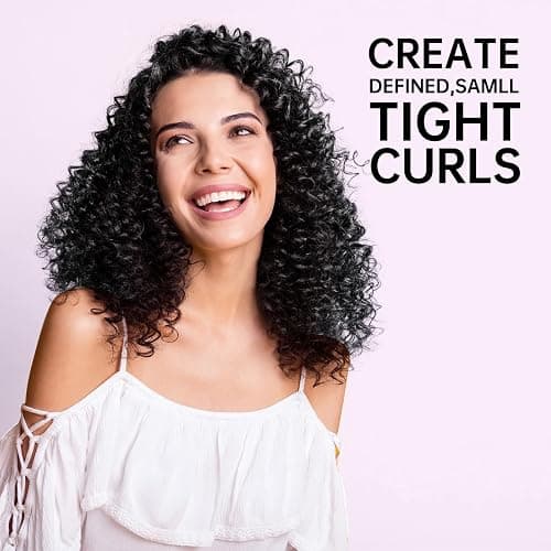 3/8 Inch Small Wand Curling Iron with 9 Temps, 9mm Mini Hair Curler with LCD Display, Fast Heat Up & Anti-Scald Design, Suitable for Short/Long Hair thumbnail 2
