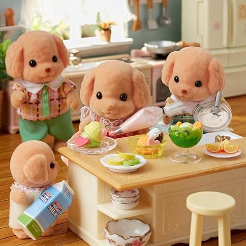 Calico CrittersToy Poodle Family, 3 inches thumbnail 4