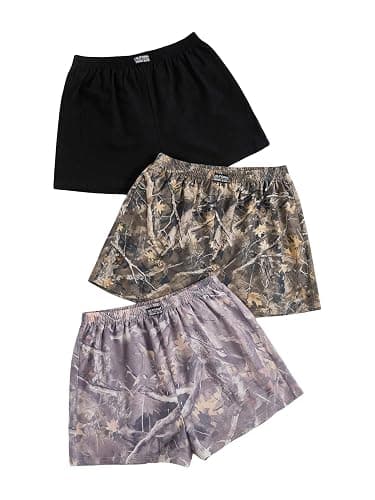 SOLY HUX Women's Summer Shorts 3 Packs Elastic Waist Wide Leg Casual Cotton Shorts Sets - Image 1