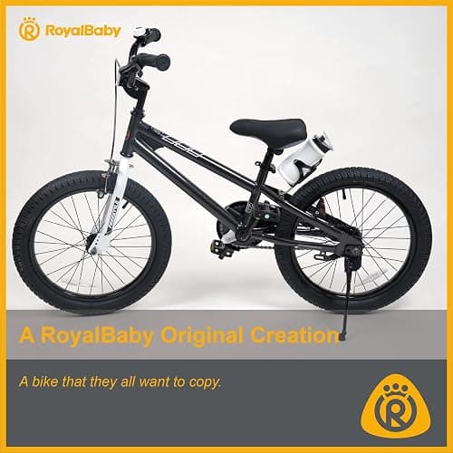 RoyalBaby Kids Bike Freestyle Classic & EZ Balance Pedal Switchable Bicycle, 12 14 16 18 Inch, 3-10 Years Toddler to Big Kids thumbnail 14