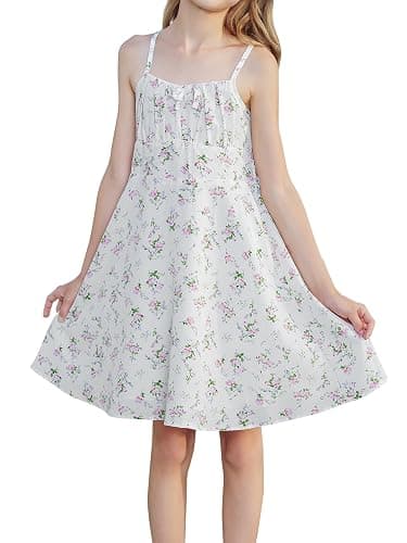 white floral dress thumbnail 2