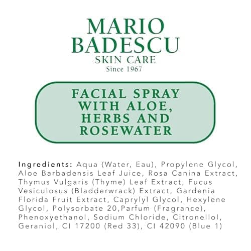 Mario Badescu Facial Spray with Aloe, Herbs and Rose Water for All Skin Types, Face Mist that Hydrates, Rejuvenates & Clarifies thumbnail 8