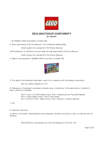 LEGO Friends Pony Ranch & Stable Toy - incl. 3 Horse Animal Figures, 4 Mini Dolls and a Cat, plus fun Accessories - Creative Gift for 7+ Year Old Girls - 42654 thumbnail 12