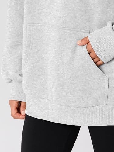 AUTOMET Womens Oversized Hoodies Trendy Pullover Sweatshirts | relaxed, oversized fit soft fleece pullover, perfect for trendy streetwear, college outfits, and daily home wear thumbnail 5