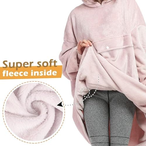 Catalonia Oversized Blanket Hoodie Sweatshirt, Fleece Pullover with Large Front Pocket, for Adults Men Women thumbnail 4