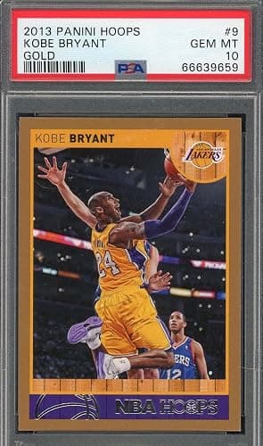Kobe Bryant 2013 Panini Hoops Gold Basketball Card #9 Graded PSA 10 - Image 1